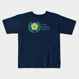 Free Planets Alliance Logo Kids T-Shirt